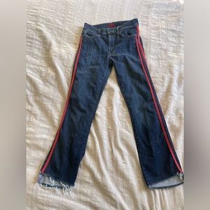 MOTHER Insider Crop Step Fray Speed Racer Jeans